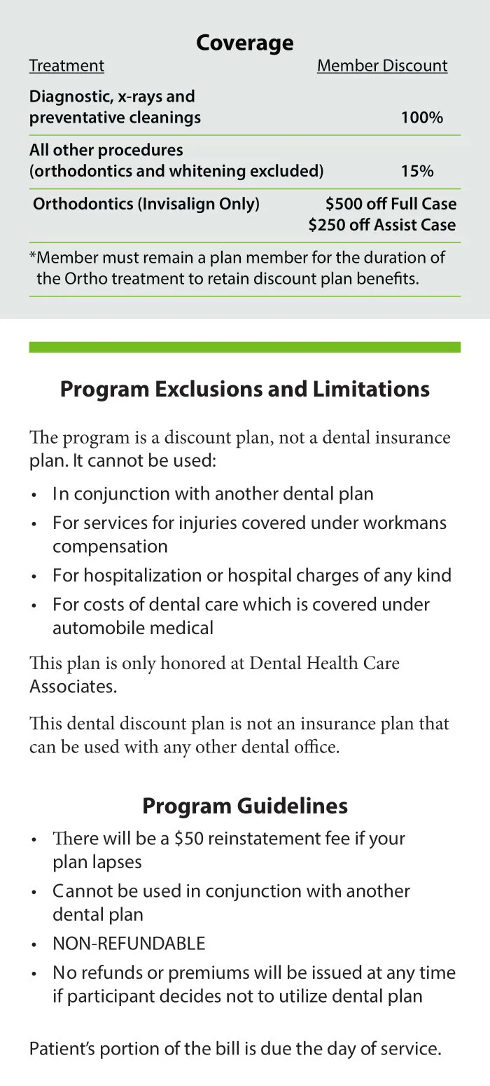Dental Rack Card